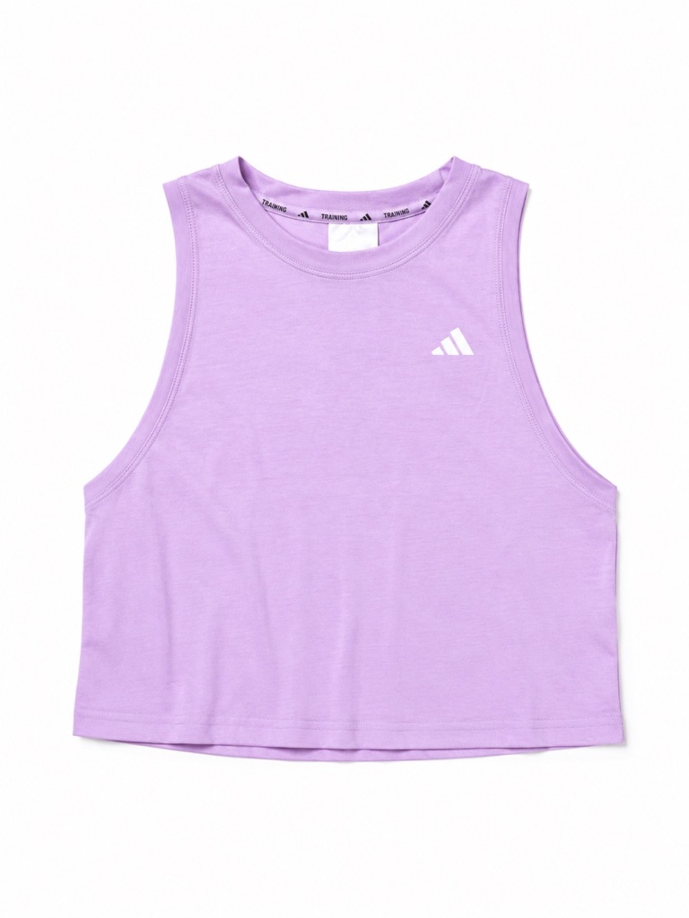 Adidas Women's Purple Cropped Tank Top